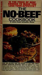 Cover of: The no-beef cookbook