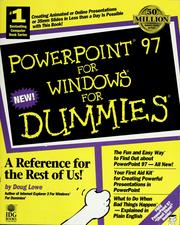 Cover of: PowerPoint 97 for Windows for dummies by Doug Lowe