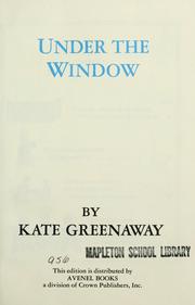 Cover of: Under the window