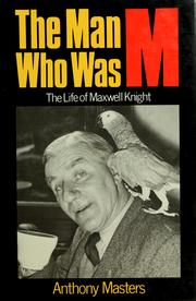 Cover of: The man who was M by Masters, Anthony