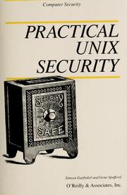 Cover of: Practical UNIX Security by Simson Garfinkel