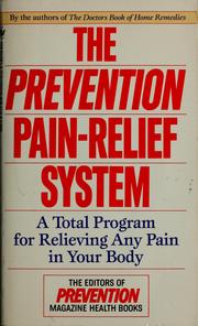 Cover of: The Prevention pain-relief system by Alice Feinstein