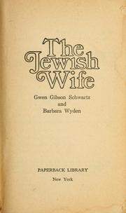 Cover of: The Jewish wife