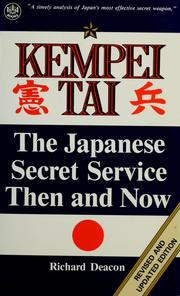 Cover of: Kempei Tai: The Japanese Secret Service Then and Now