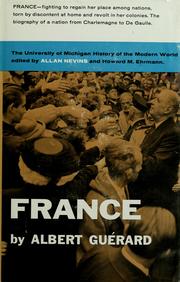 Cover of: France: a modern history.