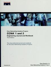 Cover of: Cisco Networking Academy Program: CCNA 1 and 2 engineering journal and workbook
