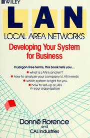 Cover of: Local area networks: developing your system for business