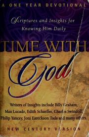 Cover of: Time with God by [Amanda and Stephen Sorenson, editors].