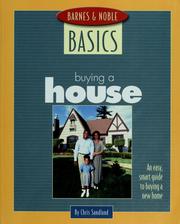 Cover of: Buying a house