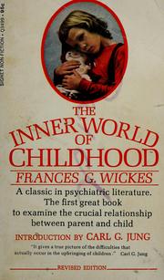 Cover of: The inner world of childhood: a study in analytical psychology