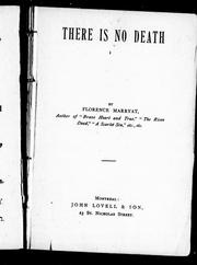 Cover of: There is no death by by Florence Marryat.