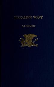 Cover of: Jessamyn West by Alfred S. Shivers