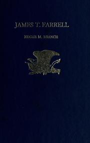 Cover of: James T. Farrell by Edgar Marquess Branch