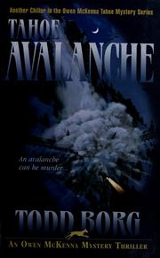 Cover of: Tahoe avalanche by Todd Borg