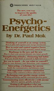 Cover of: Psycho-energetics