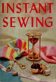 Cover of: Instant sewing.