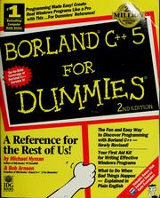 Cover of: Borland C++ 5 for dummies by Michael I. Hyman