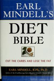 Cover of: Earl Mindell's Diet Bible by Earl Mindell