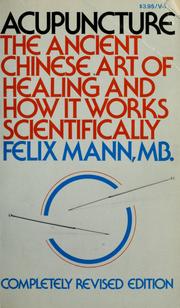 Cover of: Acupuncture by Felix Mann