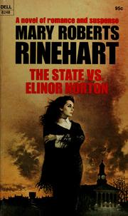 Cover of: The state vs. Elinor Norton by Mary Roberts Rinehart