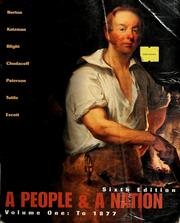 Cover of: A people and a nation by Mary Beth Norton ... [et al.].