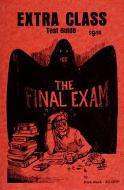 Cover of: Extra class test guide (Final exam) by Dick Bash