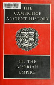Cover of: The Cambridge ancient history by edited by J.B. Bury, S.A. Cook and F.E. Adcock
