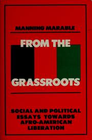 Cover of: From the grassroots by Manning Marable