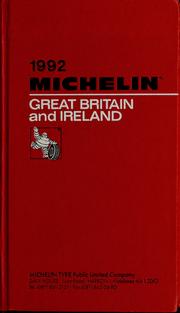 Cover of: Great Britain and Ireland by Manufacture française des pneumatiques Michelin
