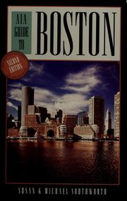 Cover of: The Boston Society of Architects' AIA guide to Boston by Susan Southworth