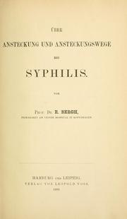 Cover of: Über ansteckung und ansteckungswege bei syphilis