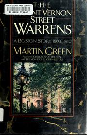 Cover of: The Mount Vernon Street Warrens by Martin Burgess Green