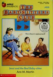 Cover of: Jessi and the Bad Baby-sitter (The Baby-Sitters Club #68) by Ann M. Martin