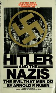 Cover of: Hitler and the Nazis by Arnold P. Rubin