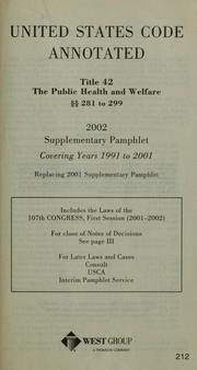 Cover of: United States code annotated. by United States