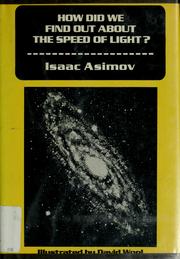 Cover of: How did we find out about the speed of light?