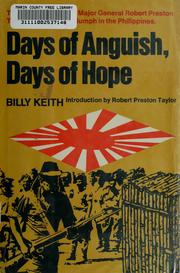 Cover of: Days of anguish, days of hope.