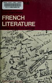 Cover of: A guide to contemporary French literature: from Valéry to Sartre.