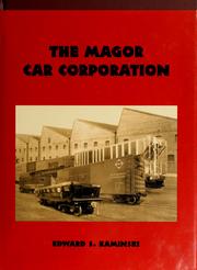 Cover of: The Magor Car Corporation