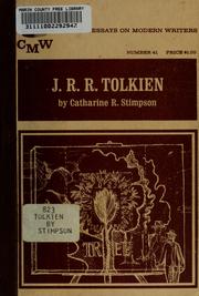Cover of: J. R. R. Tolkien