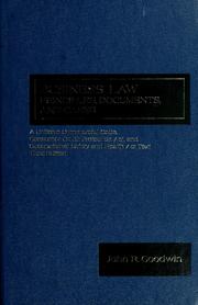 Cover of: Business law by John R. Goodwin