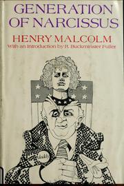 Cover of: Generation of Narcissus by Henry Malcolm