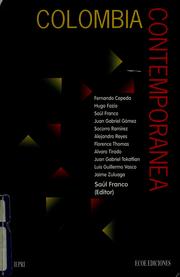 Cover of: Colombia contemporánea by Fernando Cepeda ... [et al.] ; Saúl Franco (editor).