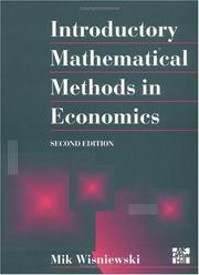 Introductory mathematical methods in economics