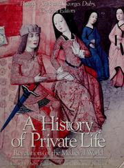 Cover of: A History of Private Life, vol. 2: Revelations of the Medieval World