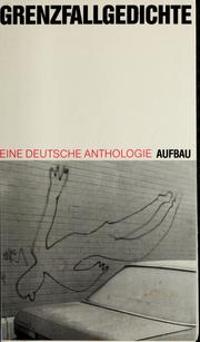 Cover of: Grenzfallgedichte: eine deutsche Anthologie