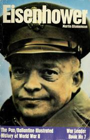 Cover of: Eisenhower by Martin Blumenson