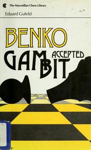 Cover of: Benko gambit by Ėduard Efimovich Gufelʹd