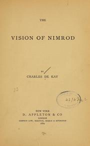 Cover of: The vision of Nimrod