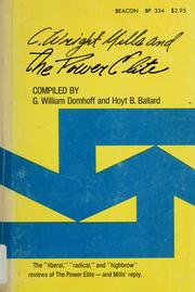 Cover of: C. Wright Mills and The power elite